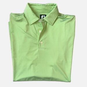 FootJoy Men’s Size L Green Golf Polo Shirt